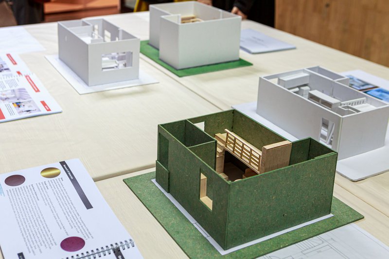 Các mô hình của sinh viên Thiết kế nội thất và kiến trúc LCDF - Hanoi.jpg